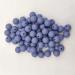 Brunnera Blue Silicone Round Beads 15mm - 50pcs | Sensory Silicone Pearl Beads for Mom Necklace DIY Jewelry Making - Buy Online on GoSupps.com