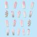 Long Press on Nails - Blush & White Jewelry Design for Prom Party & Holiday - Perfect Gift for Women - Buy Online on GoSupps.com