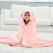 Hilmocho Kids Hooded Bath Towel - Soft Baby Toddler Blanket Poncho Towel for Boys and Girls - Pink - Buy Online on GoSupps.com