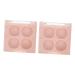 WOFASHPURET Makeup Pallette 2pcs Eye Shadow Replacement Box Loose Powder Filling Travel Convenient Eyeshadow Lipstick Tray