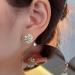 Dorina Ear Acupressure Magnetherapy Detox Earrings for Weight Loss - Silver - Buy Online on GoSupps.com