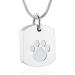 Memorial Jewelry personalized ash necklace for dog - custom photo & text pet pet ash necklace pet/dog urn necklace for ash dog ash keeper chain neck chain silver