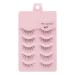 UAMOU 2-50Boxes Manga Lashes False Eyelashes Doll Korean Natural Anime Lashes Spiky Thick Faux Mink Eye Lash Strips Makeup Cheerfully (Color : M25 Size : 50 boxes)