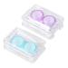 Per compris 2st mini container for colored contact lenses case mirror container for contact lenses Except lens holder lens holder lens container invisible contact lens container Accompanying box