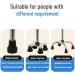 Medical Crutches Adjustable Elderly Cane with 4 Tube Foot Base Extra Stable Non-Slip Crutches Comfort Handle Crutches Independence L 4-leg Crutch - Buy Online on GoSupps.com