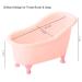 Nail Brush Hand Scrubber for Cleaning - Pink Plastic Bathtub Soap Dig in Fingernail Brushes - Buy Online on GoSupps.com