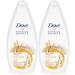 Dove Nourishing Secrets Indulging Ritual Body Wash with Oat Milk and Honey, 16.9 Ounce / 500 Ml (Pack of 2) International Version