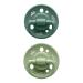 Pack of 2 pacifiers Cherry green made of natural latex cherry shape 0-6M