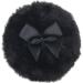 Baby Powder Puff - Reusable Ultra Soft Round Face Body Powder Puff | Baby Body Powder Applicator with Ribbon Bow | Baby Prickly Heat Powder Puff | Makeup Tool for Home & Travel Black - Buy Online on GoSupps.com
