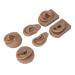 Silicone Human Ear Model Silicone Ear Model Reusable 3 (Deep Skin Color)
