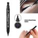FATUXZ Double-headed Liquid Eyeliner Pen Stamp Set - Waterproof, Smudgeproof, Long Lasting - 4 Heart/Moon/flower/Star Shape Stamp Styles Included - Buy Online on GoSupps.com