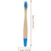 Lalafina 10th Travel Toothbrush | Eco-Friendly Bamboo Portable Soft Toothbrush for Women & Kids | Small Head Design for Easy Packing | Hand-Painted Spray Colors - Buy Online on GoSupps.com