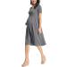 Love2Mi Floral Maternity Dress XL - Casual A-Line Midi Pregnant Dress - Buy Online on GoSupps.com