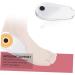 FOMIYES 2 Pairs Heel Pad - Flat Foot Support Insoles & Cushions | Transparent Half Heel Shoe Pads for Comfort & Correction - Buy Online on GoSupps.com