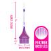 Colortrak Liquid Glitter Tint Brush - Ultra Soft Feather Bristles for precise coloring effects - Reusable and Easily Washable - Buy Online on GoSupps.com