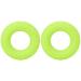 Verdant Touch Grip thickening ring 2 pieces silicone o-shape forear-arm coach 13.6 kg muscle training green for handling forearm exercise