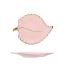 Fruit Dish Gold Plating Ceramic Plate Set Fashion Maple Leaf Design Jewelry Tray Tableware Accessories Dim Sum Fruit Plate Kitchen Dining Dish Pink S