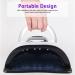 Nail Lamp 280W Gel Nail Lamp Nail Dryer UV Lamps for Gel Nails LED Nail Lamp with Automatic Sensor / 4 Timer Setting Home and Salon - Buy Online on GoSupps.com