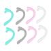 Homsfou 8 pairs of cord buckle Extension of the face cover mouth mask clip mask clip mask cable hook mask accessories adjustable ear hooks blind intestine