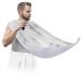 Retro Marbles Beard Bib Apron Beard Bib Hair Catcher for Men Shaving and Trimming Non-Stick Waterproof Beard Cape Grooming Cloth with 2 Suction Cups Gifts for Men