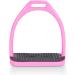 Equinate Stirrups Midway 12cm Pink - Anti-Slip Rubber Tread for Adults & Children - Set of 2 - International Shipping - Buy Online on GoSupps.com