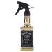 Kcabrtet Hair Spray Bottle Hairdressing Barber Spray Bottle Whisky Squirt Bottle Mist Salon Hair Tools Home Gardening Water Sprayer 500ml/16.9oz(Gold)