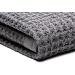 SUTERA Silverthread Waffle Towel - California Grown Pima Cotton - Quick Drying, Ultra Soft & Absorbent - Luxury Bath Towel 31x57 (Grey) - Buy Online on GoSupps.com