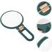 Lurrose Folding Handle Mirror Magnification Beauty Mirror Cosmetic Mirror Lip Balm Tubes Purse Mirror Standing Foldable Makeup Mirror Travel Desktop Princess Mirror Abs Woman Green - Buy Online on GoSupps.com