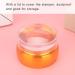 Nail Stamper Kit Clear Silicone French Nail Art Stamper Nail Printer Manicure Tool with Lid Scraper for Home DIY Nail Art(Orange) - Buy Online on GoSupps.com