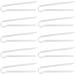 10pcs R-Type Hearing Aid Tubes Flexible Eardrum Bend Sound Guide Tube Flexible Flexible PVBTE Ear Mould Hearing Aid Tube Replacement (3.1 * 2.0mm) 3.1*2.0mm - Buy Online on GoSupps.com