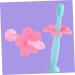 Minkissy Children's Toothbrush - Pink Manual Infant Toothbrush for Kids - Baby Oral Care (1 Pack) - Buy Online on GoSupps.com