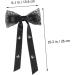 minkissy Bow Hairpin Big Bows for Girls Bows Hairpins Hair Bows for Tiaras for Women Hair Barrettes for Women Hair Gems for Women Girl Bows Barrette for Women Woman Fabric Ribbon Bow Tie - Buy Online on GoSupps.com