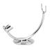 Curved Shaver Stand Stainless Steel Single Head Shaving Brush Holder Safety Support Accessories for Men