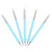 minkissy 1 Set Nail Pen Nail Art Needle Pen Nail Point Drill Pen Dotting Tools Nail Art Wax Pencil for Nails Pro Tools Acrylic Nail Tools Manicure Pen Supplies Silicone Draw a Line Stylus 15x1x1cm Blue