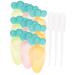 Alipis 9pcs Carrot Sauce Bottle Condiment Ramekins Soy Sauce Condiment Boxes Storage Box Convenient Travel