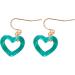 Feylie Hollow Heart Earrings - Stylish Acrylic Drop Earrings for Everyday & Special Occasions - Buy Online on GoSupps.com