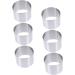 Zerodeko 12 Pcs Mousse Circle Mousse Making Molds Cheese Baking Ring Mold Non-Stick Baking Plate Round Art Baking Pan Round Cake Pan Cake Ring Mold Stainless Steel Household Micro-Wave Oven Silver 6x2pcs 6X6X5CMx2pcs - Buy Online on GoSupps.com