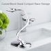 Lefeda Simply Men Shaving Brushes - Compact Bathroom Razor Tool Holder Portable Non-Slip Curved Brush Stand (15.5cm Silver) - International Shipping Available - Buy Online on GoSupps.com