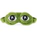 Shinywear Cute Rabbit Sleeping Eye Mask Plush Blindfold - Super Soft Funny Eye Cover for Kids, Girls, and Adults | Green Frog Design - Buy Online on GoSupps.com