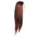 Shop Window Doll Head for Hair Styling Training - Brown Cosmetology Practice Tool for Hairdressers - Buy Online on GoSupps.com
