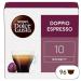 NESCAFE DOLCE GUSTO Nescaf Dolce Gusto Double Espresso - Coffee - 96 Capsules (Pack of 6 boxes).