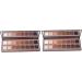 FOMIYES 2pcs 16 Earth Eyeshadow Palette 16 Colors Eyeshadow Palette Eye Shadow Pearlescent Combination 1 count (Pack of 1) Chocolatex2pcs - Buy Online on GoSupps.com