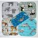 Save The Animals 2 Ply Printed Flannel 8x8 Inches Set of 5 - Buy Online on GoSupps.com