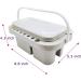 Cshangzei Multifunctional Plastic Paint Brush Basin with Holder and Palettes for Watercolor Painting - Buy Online on GoSupps.com