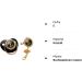Romida Day & Night Baby Schnuller - Ultra Soft Gold Pacifier for Newborns | Comfort & Safety in Every Use - Buy Online on GoSupps.com