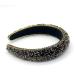 Leemasing Rhinestone Stand Hair Band - Padded Baroque Crystal Fashion for Brides & Parties | Perfect Gift for Weddings & Anniversaries (Black) - Buy Online on GoSupps.com