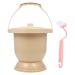 Zerodeko 1pc Children's Toilet Travel Urine Pot Female Urine Bottle Female Urinals Hospital Home Bed Pan Stool Bed Potty Urinal Urine Buckets Pee Pot Bucket Aldult Toilet Seat Woman Plastic Khaki