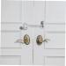 Alipis 2 Pcs Door and Window Hook Heavy Duty Hook Ceiling Hooks Heavy Duty Buckle Hook with Screws Hardware 10.6X3.5CM Silver - Buy Online on GoSupps.com