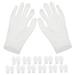HONMEET 12 Pairs Moisturizing Gloves Work Gloves Working Gloves Moisturizing Overnight Gloves Cotton White