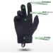 Leefrei Fingerless Gloves for Bicycling Motorcycling Airsoft Paintball & Hunting - Black M - International Shipping Available - Buy Online on GoSupps.com